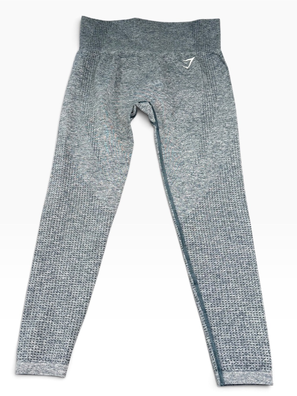 Gymshark Vital Seamless 2.0 7/8 Leggings Women’s M Green Gray Marl EUC